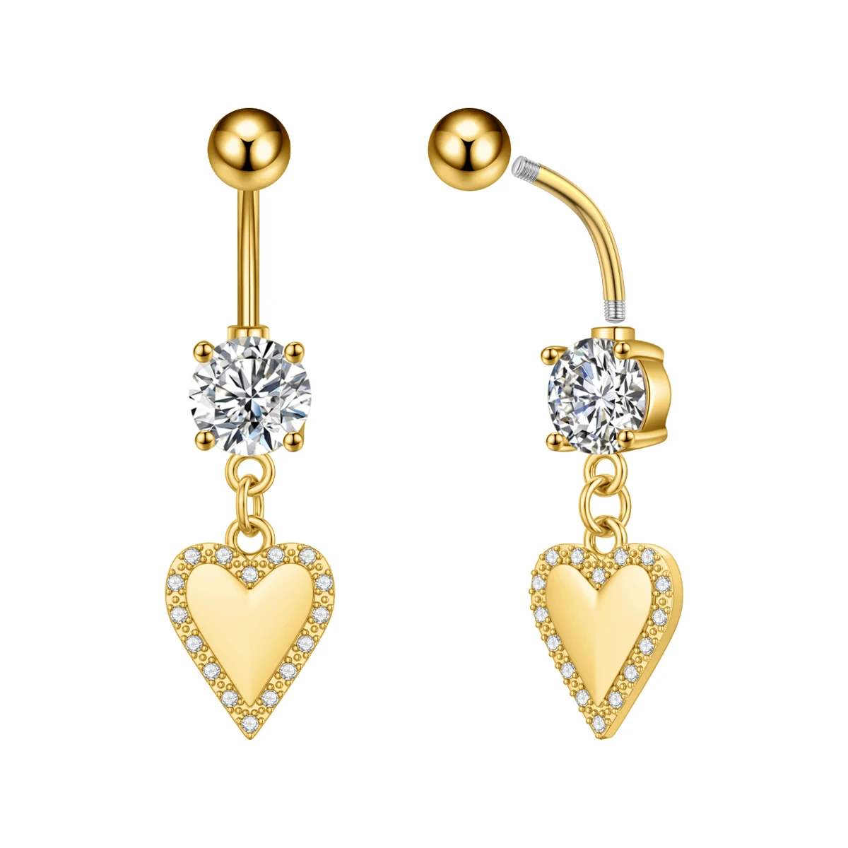 Piercing Nombril Ban888 - Piercings De Nombril Avec Cristaux