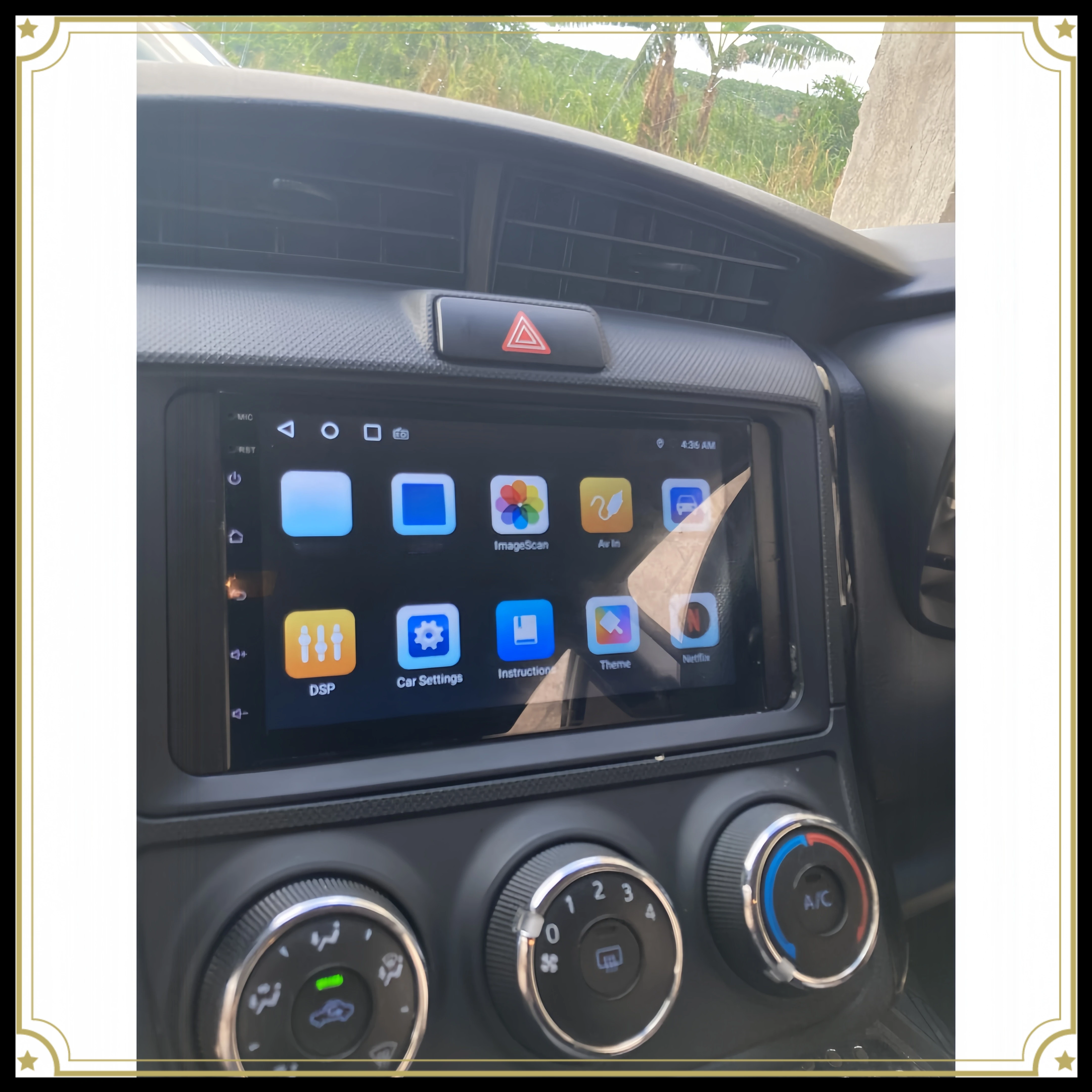 7" Android 15 Car Stereo, 2+32G GPS Navigation with Carplay Android Auto, Low Wiring Radio Player for Nissan