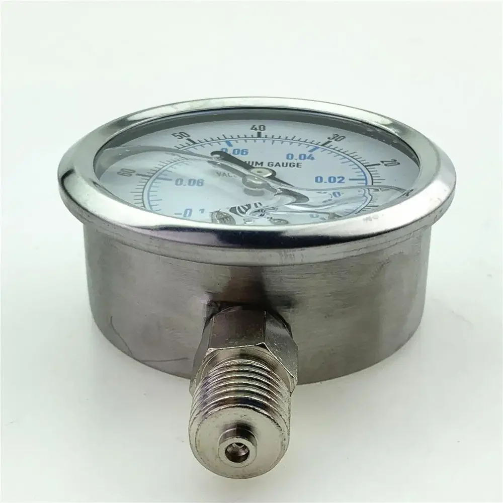 Stainless Steel Shockproof Pressure Gauge Barometer Water Pressure Gauge Liquid Oil