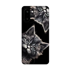Cute Cat Soft TPU Protective Phone Case Cover - Silicone Bumper Design for OnePlus 15R (12)