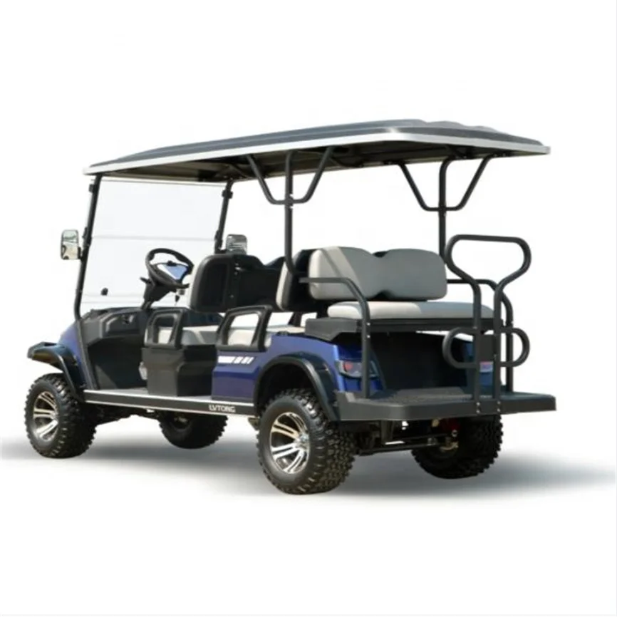 Новая тележка для гольфа на 6 мест взрослых электрическая 4 сиденья |