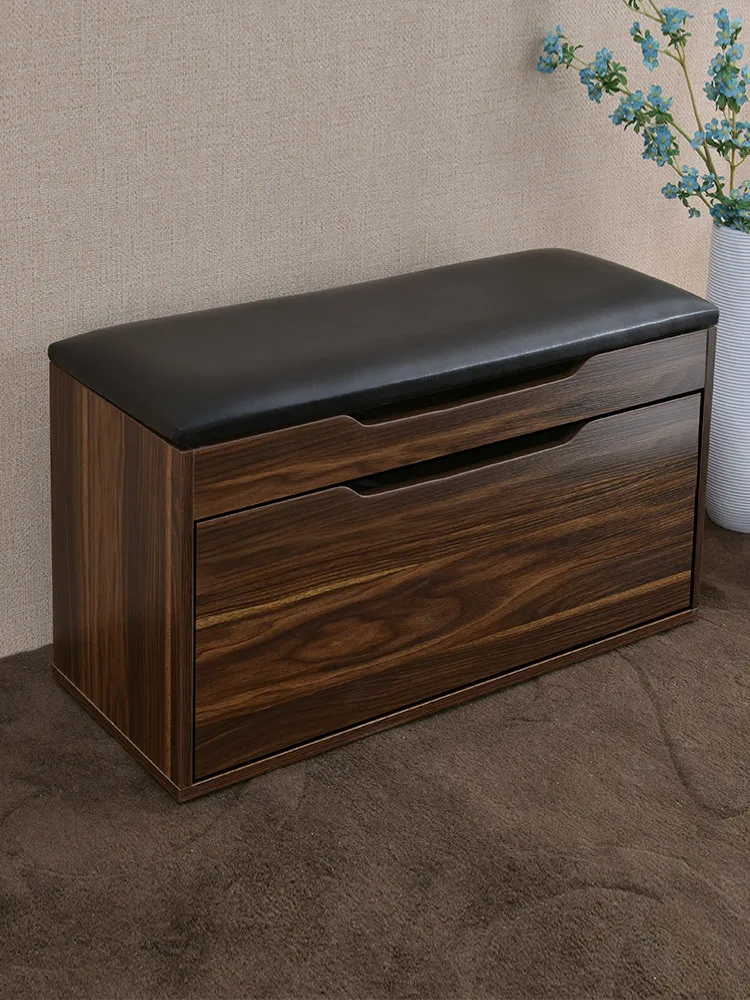 

Tipping bucket changing shoe stool shoe cabinet shoe rack can sit on storage stool storage stool type door wearing shoe stool