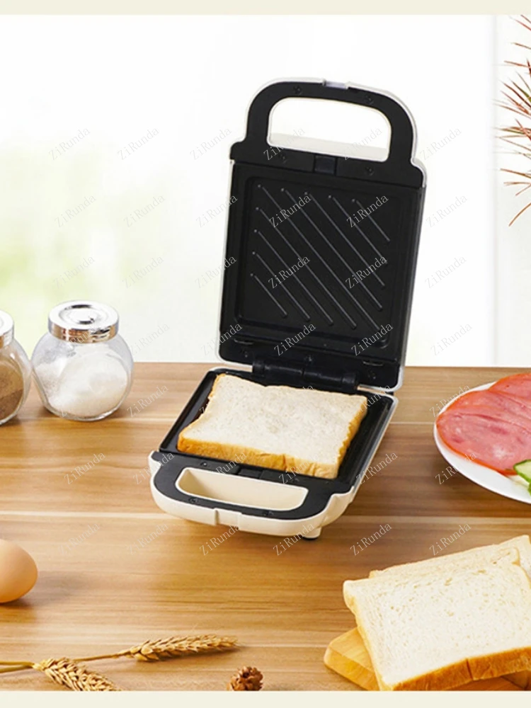 ~Sandwich Waffle Breakfast Machine Heating Toast Press Toasted Bread Small Light Food Machine   multifunction breakfast machine 2