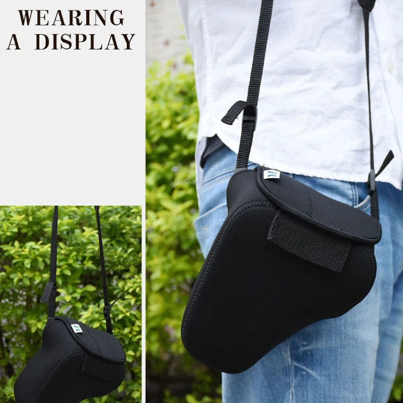 Camera inner bag protective sleeve, neoprene material lined with polyester fabric, breathable shockproof splash waterproof