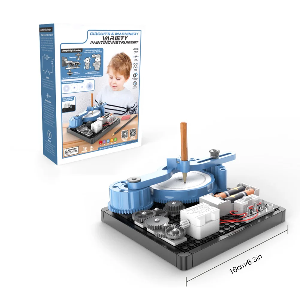 Assembly Circuit Toys Early Educational Toys Construction Learning Electronic Electromagnetic Maze for Kids Child
