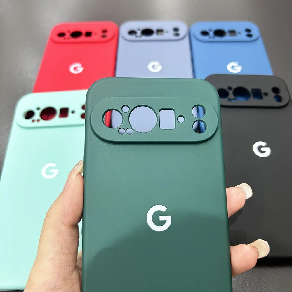 Liquid Silicone Shockproof Plain Case - Soft Protective Cover