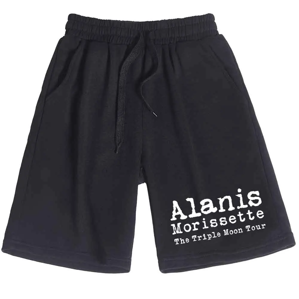 

Alanis Morissette The Triple Moon Tour 2024 хлопковые брюки унисекс повседневные пляжные летние короткие брюки с принтом обычные