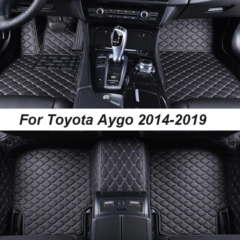 kandidaat Seminarie Billy Car Floor Mats For Toyota Aygo 2014-2019 Dropshipping Center Auto Interior  Accessories Leather Carpets Rugs Foot Pads - Floor Mats - AliExpress