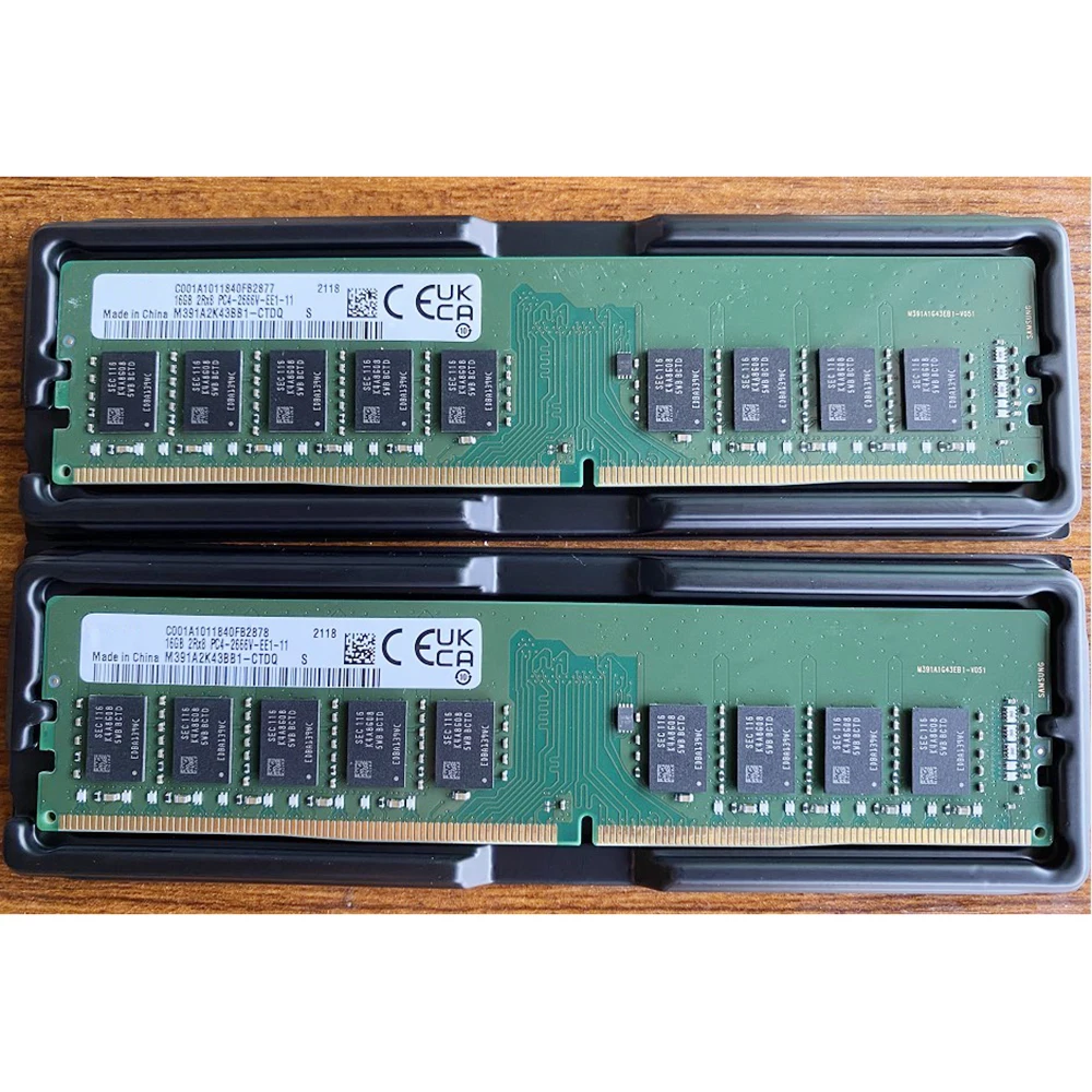 1 Pcs 4ZC7A08699 01KR360 For Lenovo RAM 16G 16GB 2RX8 DDR4 2666 PC4-2666V ECC UDIMM Memory 4 1 Pcs 4ZC7A08699 01KR360 For Lenovo RAM 16G 16GB 2RX8 DDR4 2666 PC4-2666V ECC UDIMM Memory - Image 2