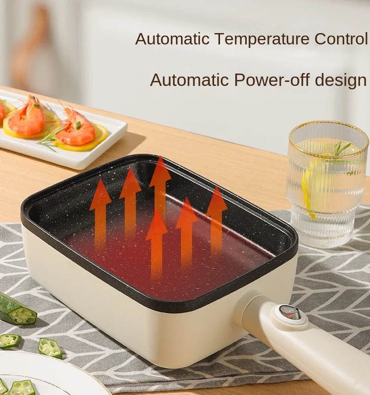 220V Square Pan for Thick Tamagoyaki with Non-Stick Maifan Stone Coating 6