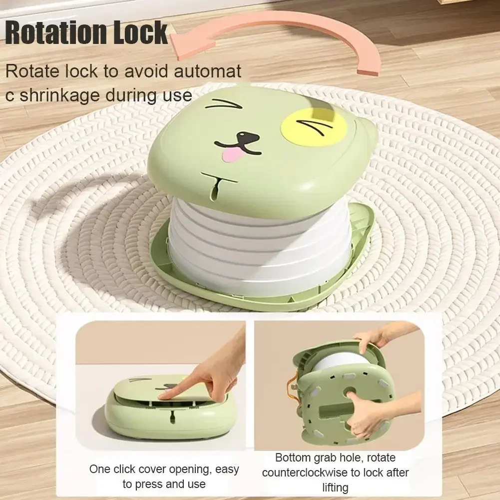 Portable Potty For Toddler Travel Foldable Potty Training Toilet For Car Camping Indoor Outdoor Bathroom For Baby Kids Children