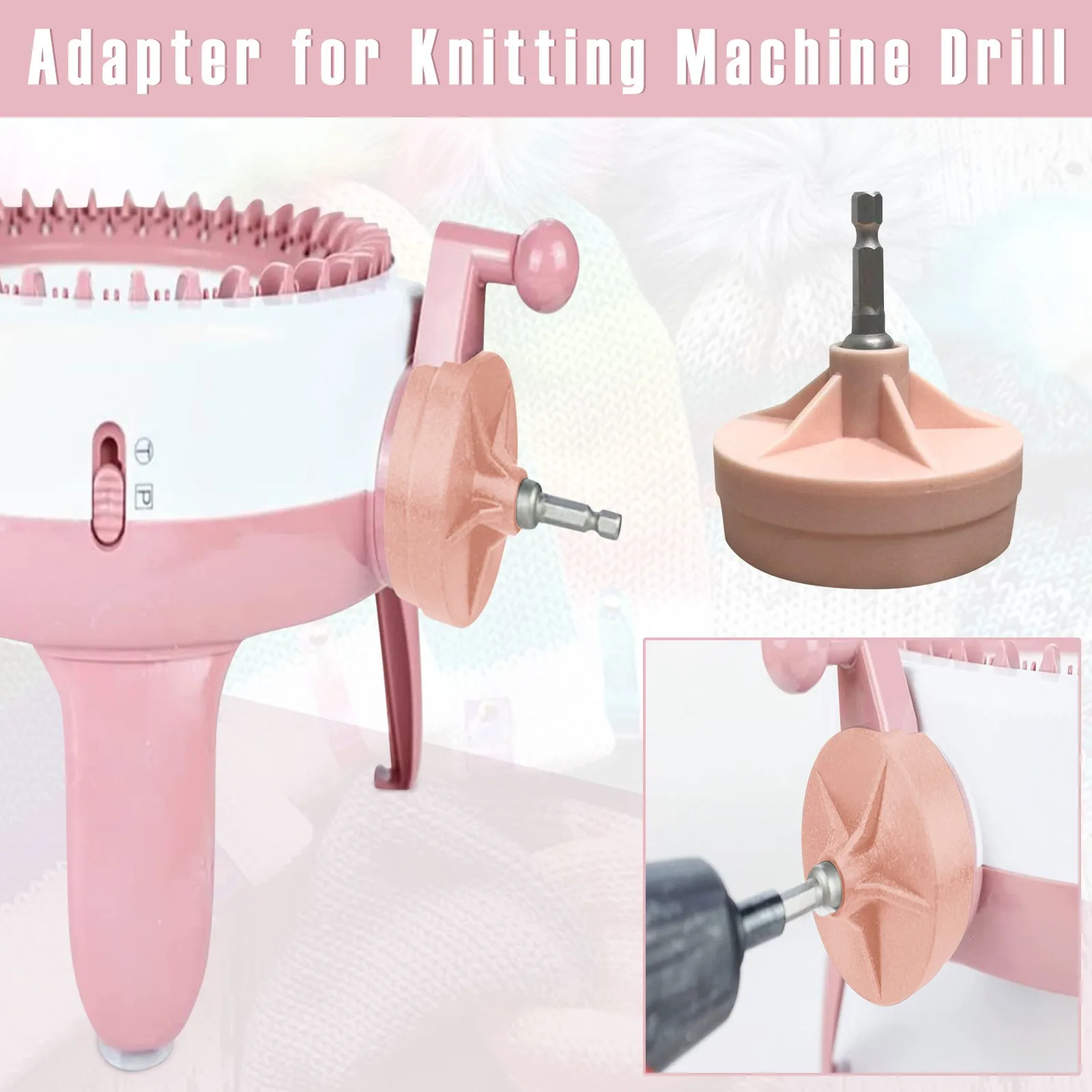 Machine Spinning Machine Drill Adapter For Knitting 1PCS Knitting Adapter Special Tools & Home Improvement