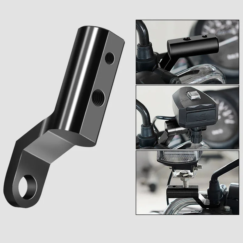 2pcs 1pcs Motorcycle Rearview Mirror Expander Bracket Universal Adapter Holder Mount Motorbike Bike Accessories motorcycle mirror bracket