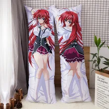 

Anime High School DxD Rias Gremory Dakimakura Cover Double-sided Fullbody Pillow Cover Peachskin Otaku Hugging Pillowcase