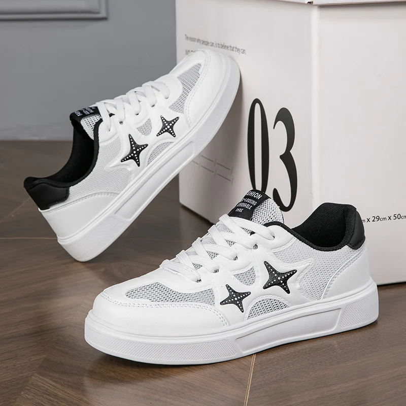 2024 Summer New Comfortable Casual Women's Shoes Fashion Soft Bottom Breathable Mesh Flat Women's Zapatos De Mujer