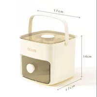 Moule à glaçons à pression, boîte de rangement de grande capacité, matériau de qualité alimentaire avec poignée pour réfrigérateur domestique, se préparer rapidement pour la maison 6