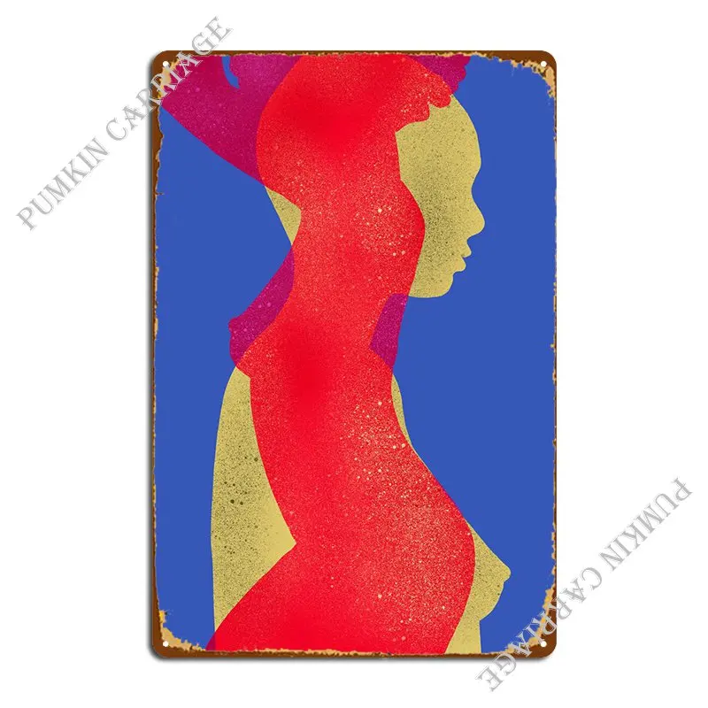 

Woman Color Metal Plaque Poster Rusty Party Design Cinema Tin Sign Poster