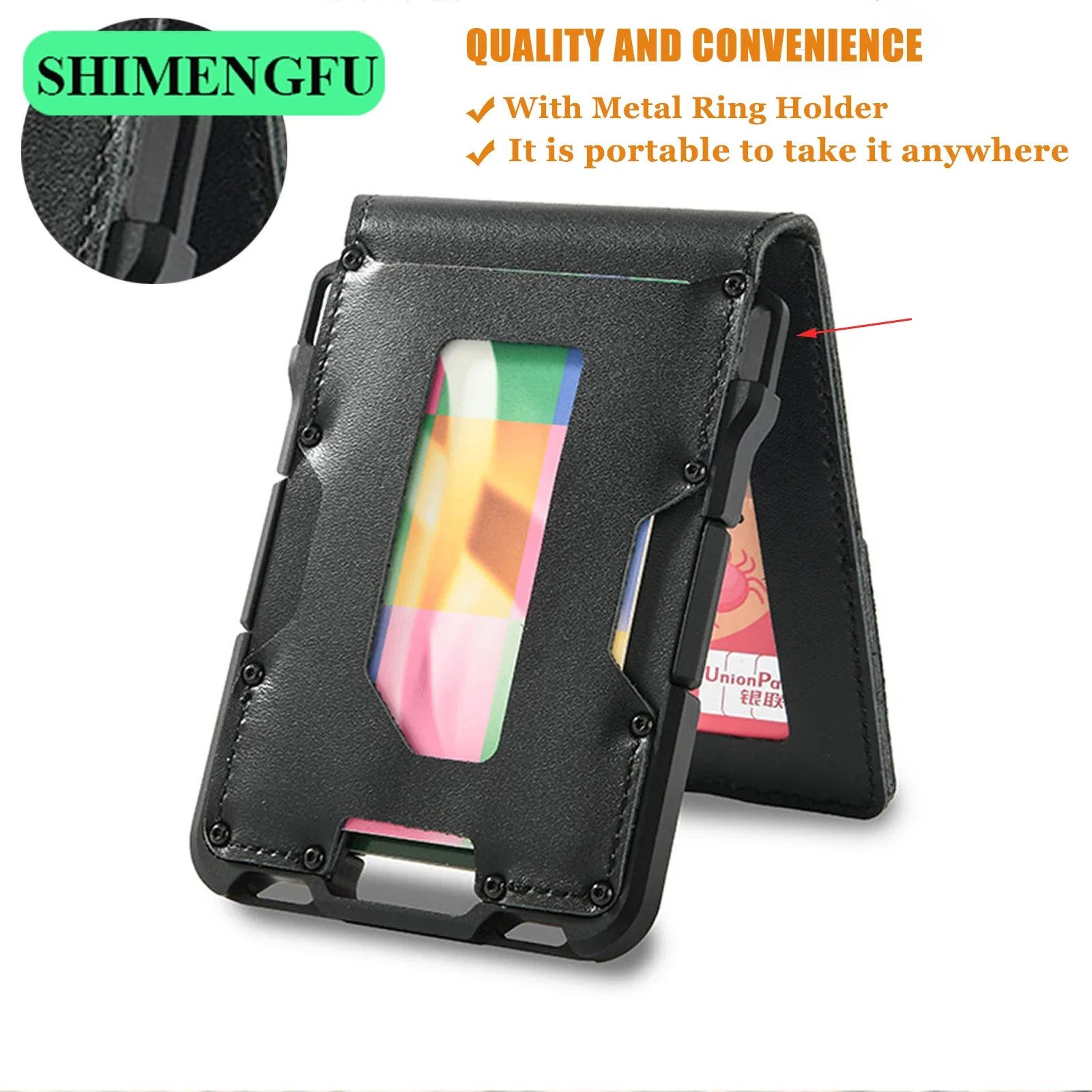 RFID Metal Credit Card Holder Normcore Minimalist Wallet Men Cardholder Business Gift