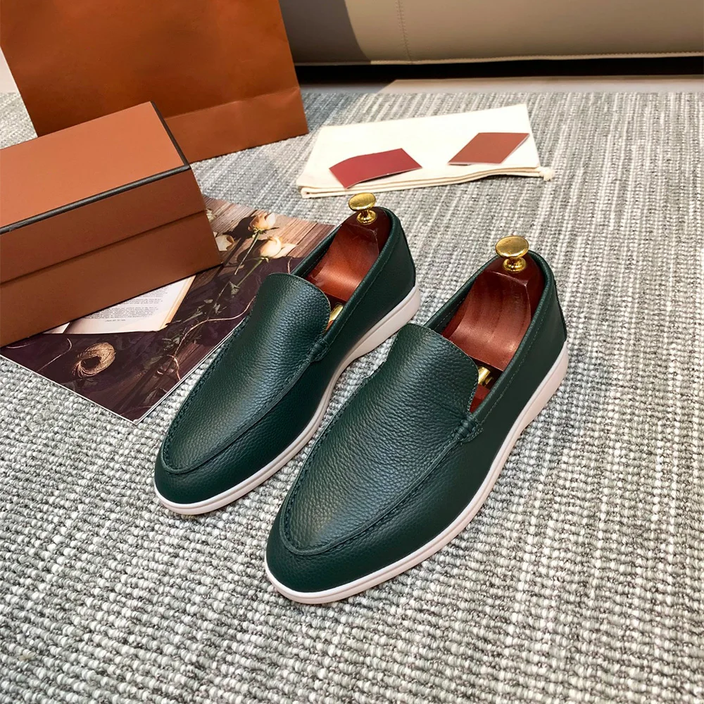 2024 summer new casual loafers a slip-on loafers High quality men's fashion casual shoes Flat shoes sneakers