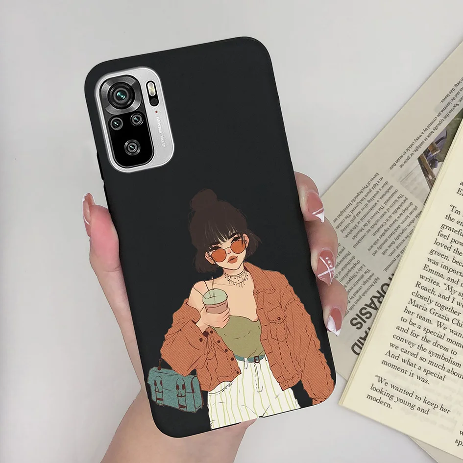 Cute Fashion Heart Avocado Soft Silicone Phone Case for Xiaomi Redmi Note Series