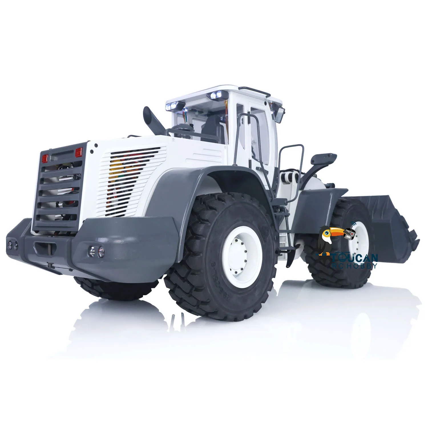 870K RC Hydraulic Loader JDM 88 Wheeled Loaders 1/14 Remote Contro Metal Construction Machine with Light Sound Set Model TH18496 5