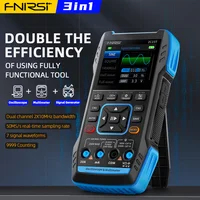 FNIRSI 2C23T 3 in 1 Digital Oscilloscope Multimeter Dual Channel Bandwidth Function Signal Generator Repair 50MS/s 10MHz*2 Tools 1
