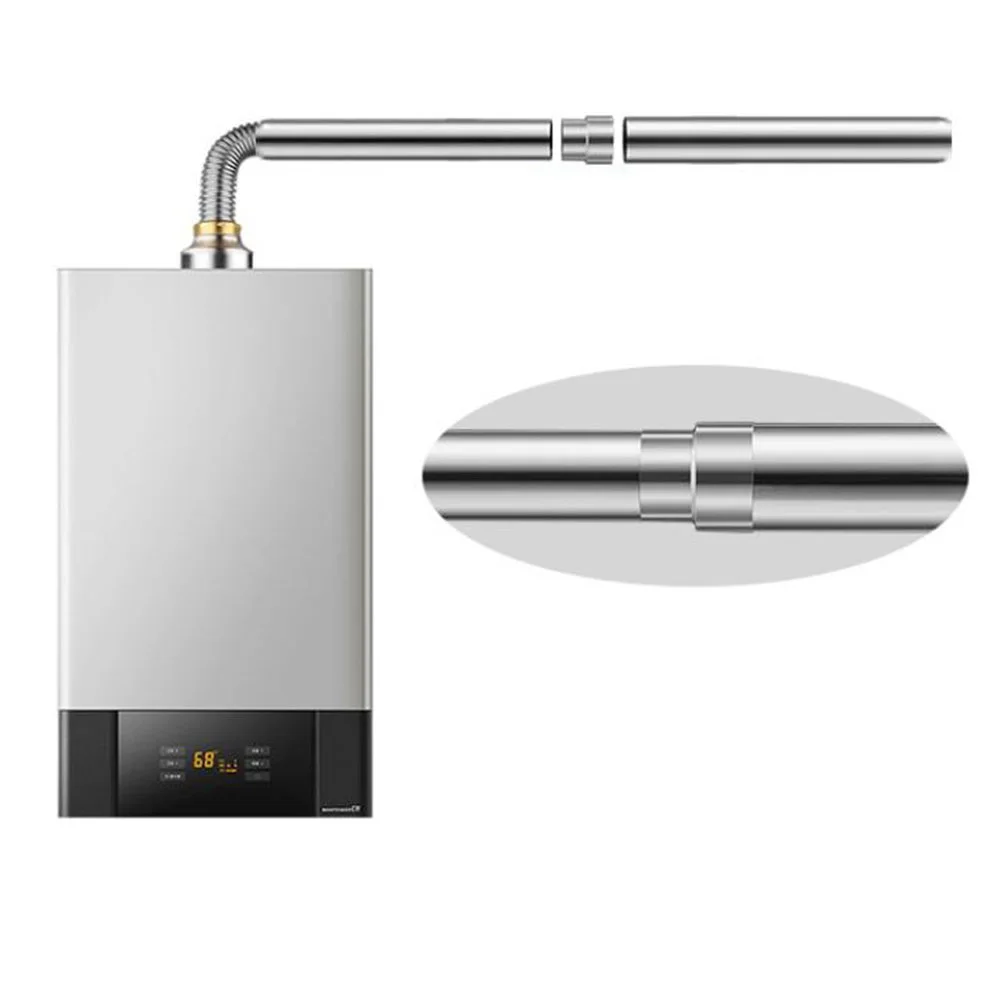 ท่อลดขนาดปล่องไฟสแตนเลสสำหรับลดขนาดเส้นผ่านศูนย์กลางท่อในระบบทำความร้อนและระบายอากาศ 1