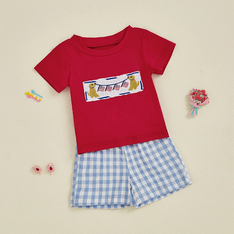 Toddler American Flag Outfit 4