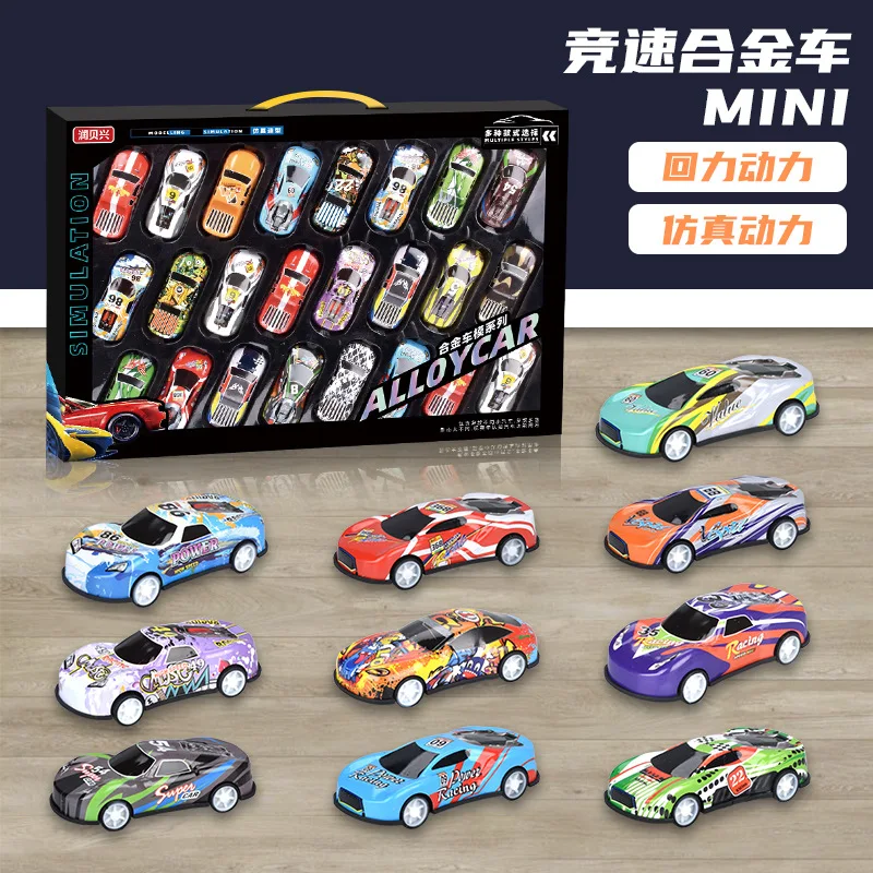 

Children's Toy Car Alloy Sliding Racing Car Simulation Aircraft Fire Truck Car Model Engineering Vehicle Set Boys Birthday Gifts