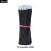 10 Pcs-black refill