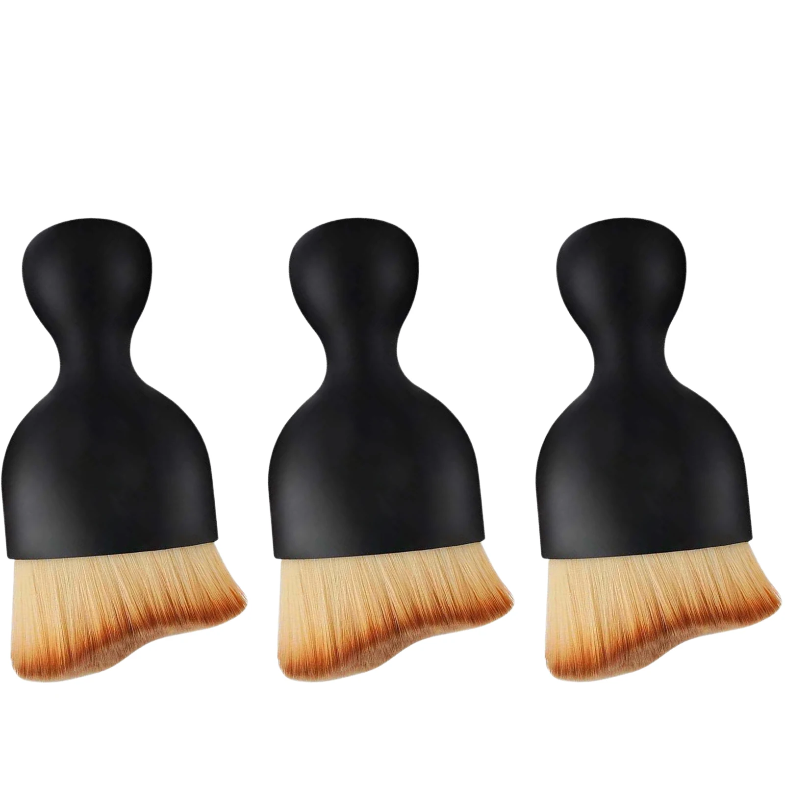 

3pcs SUV Interior Cleaning No Scratch Air Vents Universal Soft Bristle Car Detailing Brush Maintenance Household Center Consoles