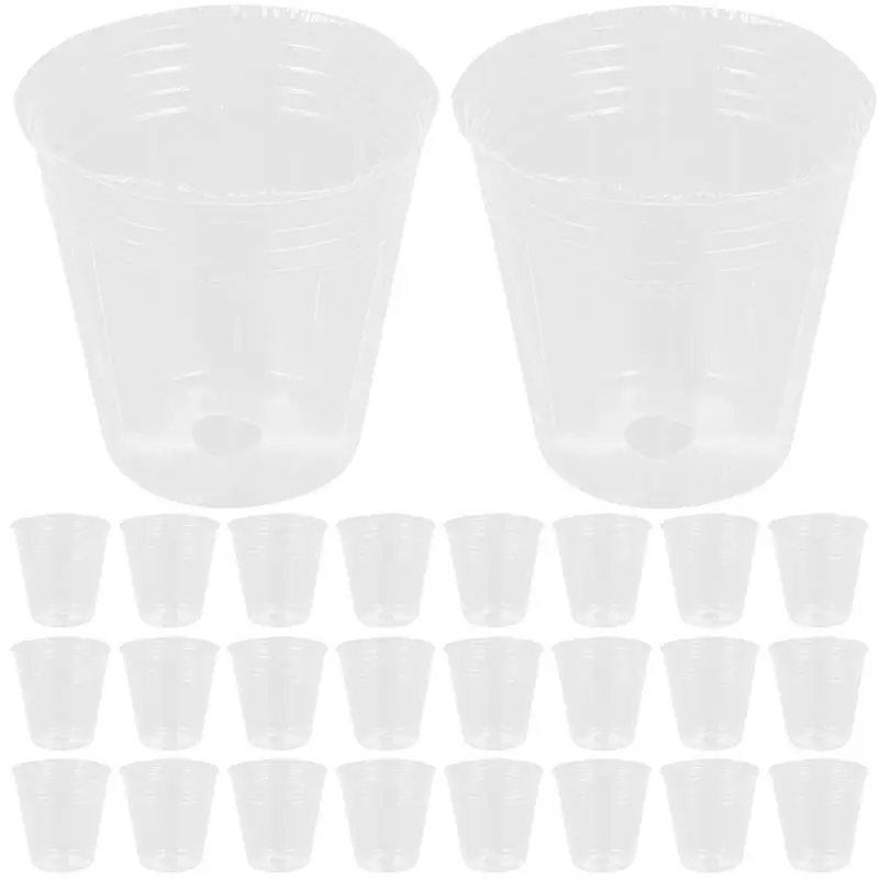 rePotme Assortimento di vasi per orchidee (8 vasi trasparenti per