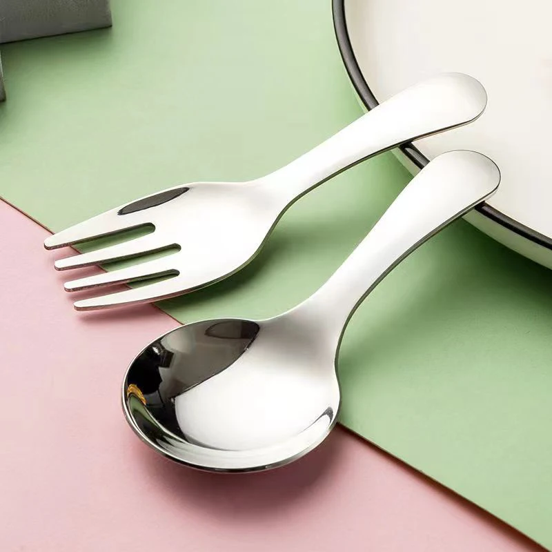 Portable Spoon Fork Tableware Mini Stainless Steel For Outdoor