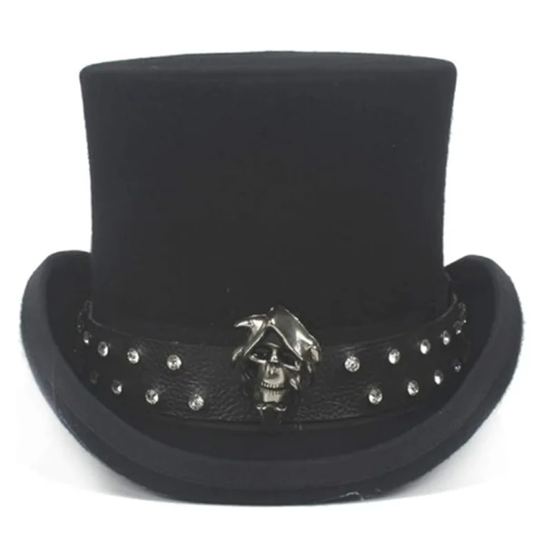 Men Fashion Hat Magician Presidential British Jazz Top Hat