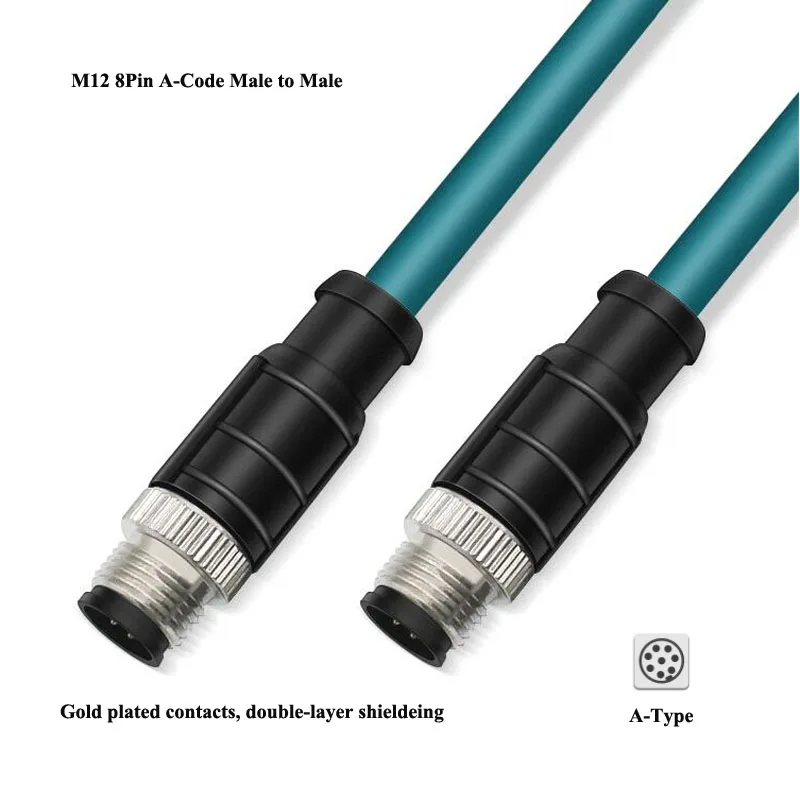 Cavo M12 X Codice A RJ45 - Estensione Gigabit Cat6 Industriale 20m - Foto 10