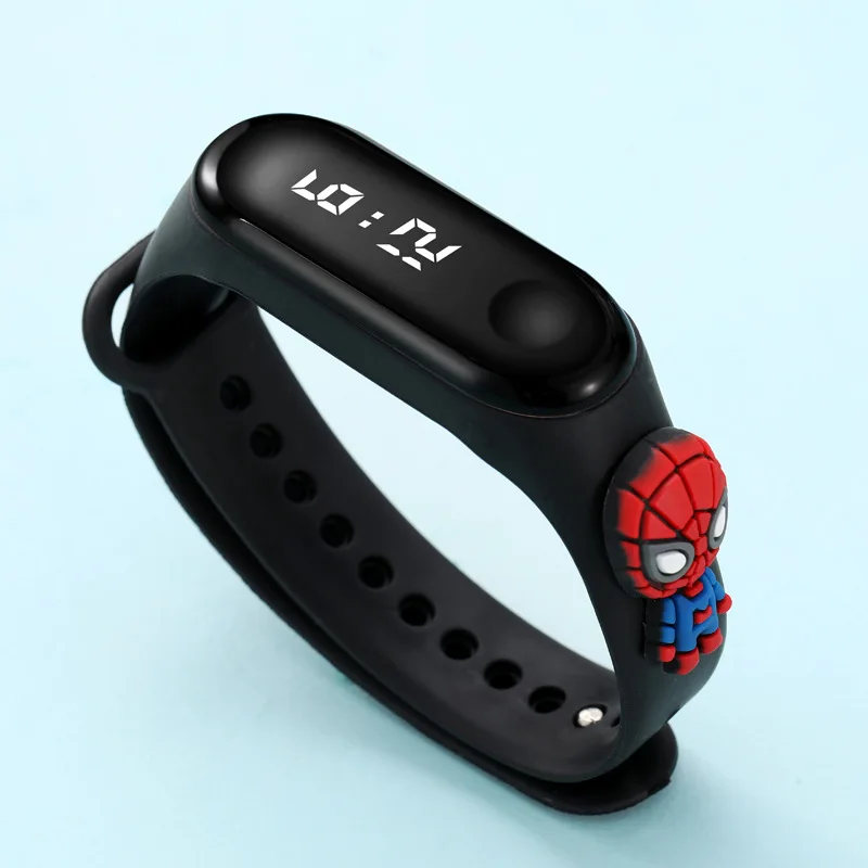 Disney Hulk iron Man Xiaomi Children's Watch Sports Touch Electronic LED Waterproof Bracelet kids toy Watch Birthday Gifts 2