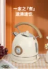 1.8L Milky White Retro Household Anti-ironing Electric Kettle 304 Stainless Steel Automatic Power Off Large Capacity Kettle 6