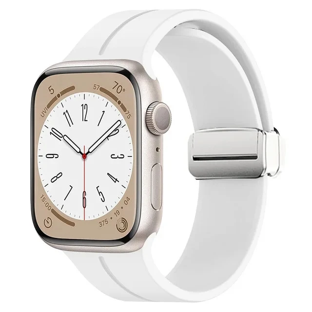 Magnetic Buckle Silicone Strap