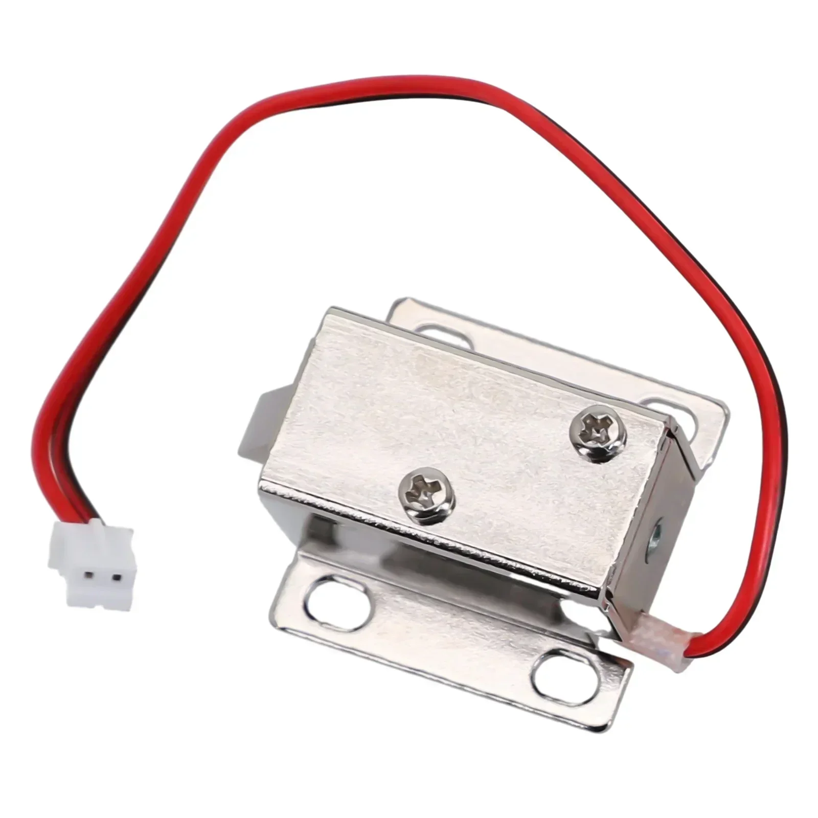 1pcs Electronic Latch Lock Catch Door DC12V 0.35A Electro-Magnet Release Solenoid Slant Slug Access Control Electronic Lock