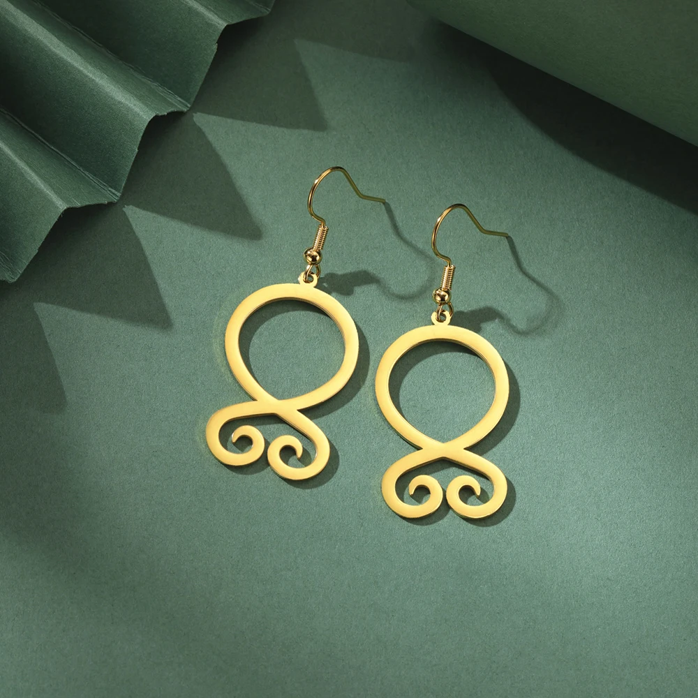 Dawapara troll kors troll cross baumeln ohrringe skandi navis che schutz runen nordisches amulett edelstahl schmuck – Detail 18
