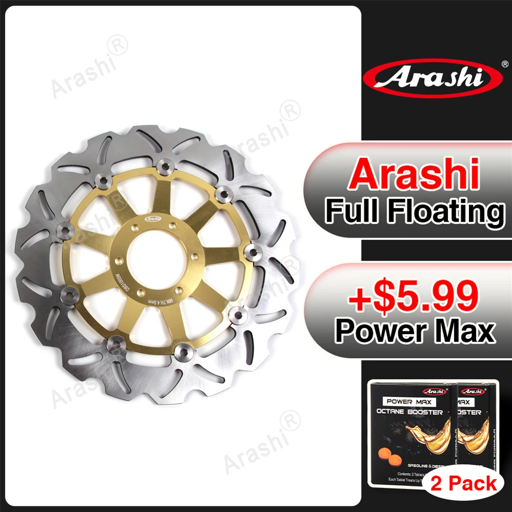 

Arashi 1PCS Motorcycle CNC Floating Front Brake Disk Disc Rotor For YAMAHA FZ750 GENESIS/ TDM850 TDM TRX850 FJ1200 FJ 1200 ABS