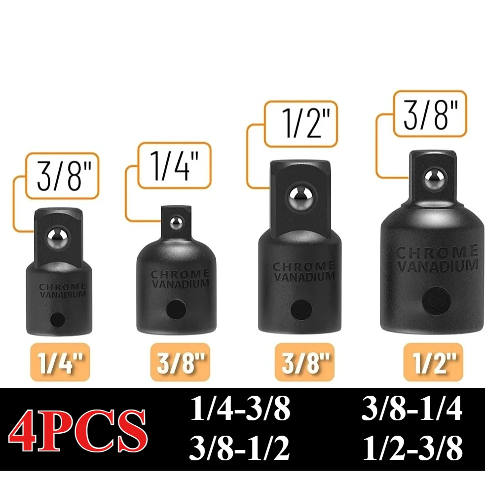 Buchse Konverter Adapter 1/2 bis 3/8 3/8 bis 1/4 3/4 bis 1/2 Luftschlüssel Gelenke Ratsche Antrieb Adapter Buchse Adapter Reparatur Werkzeuge – Detail 6