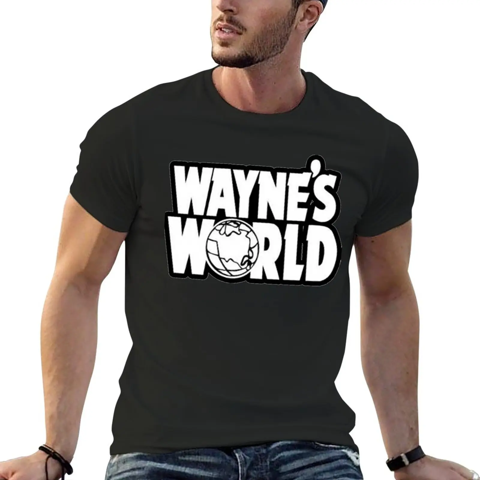 

Wayne's World Sticker T-Shirt graphics t shirt cute clothes tops mens graphic t-shirts