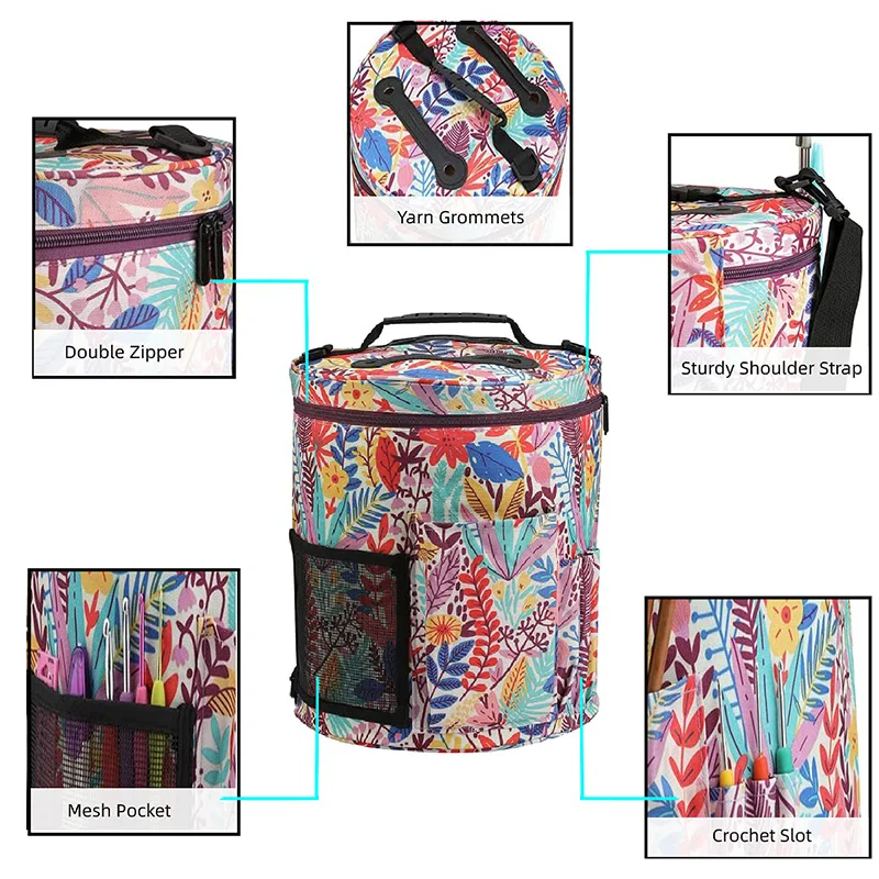 Yarn Storage Bag DIY Woven