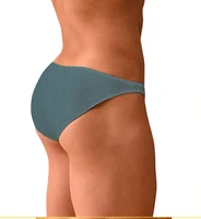 Simple and fashionable low waist, men's underwear cotton high fork, thin belt small triangle AD7118 1