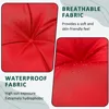 2-3 Seater Waterproof Porch Bench Cushion Thick Patio Swing Cushion with Backrest for Garden Backyard Furniture, Patio Swings 4