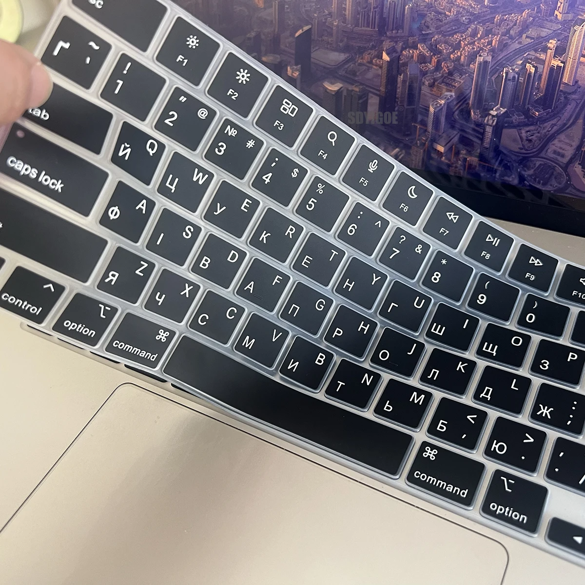 Ukrainian Language Silicone Keyboard Cover