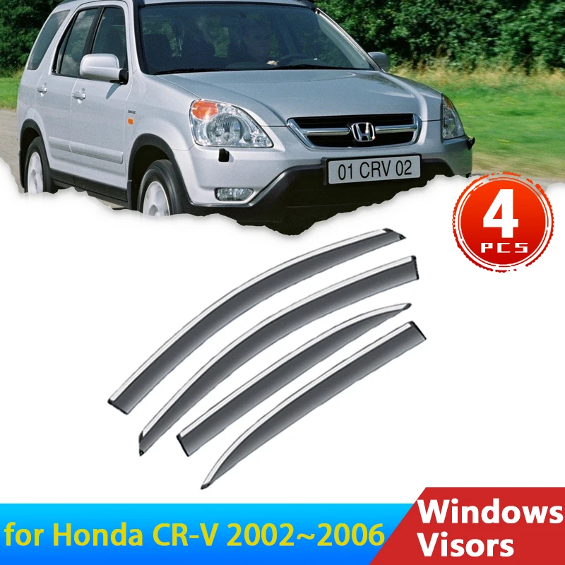 DeflectorsforHondaCRVCRVCRV200220062005RD4RD9Accessories