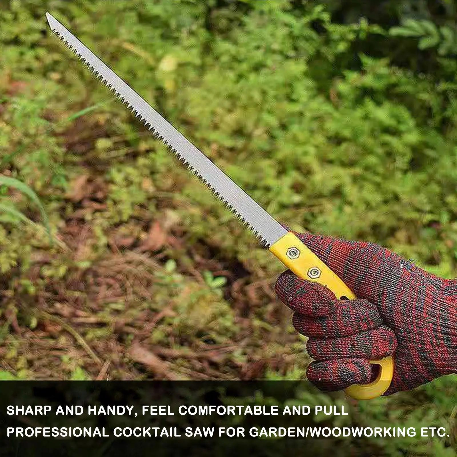 Outdoor Portable Hand Saw Ice Cutting Saw Mini Ice With Cube Garden Handle Tool Household Cutting Multi-Function Wooden Q1S7