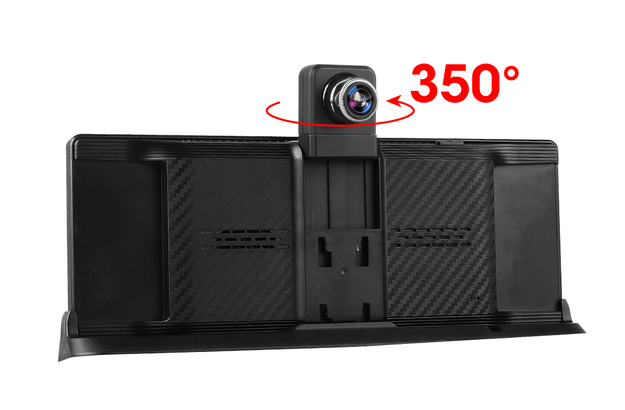 Description Picture 2 of itemJansite 10.26" Car DVR 4K Dash cam Rotation 2160P Front Camera Recoder Wireless Carplay Android Auto GPS Dual Lens With Bracket